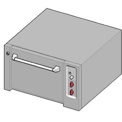 UBE/90 Электрический духовой шкаф-подставка